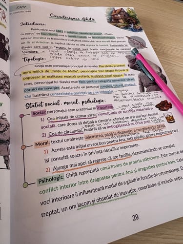 Recenzie cu fotografie de la un client despre Carte Română Bacalaureat Bacademia (temă și viziune, caracterizare, relație) - Ediția II