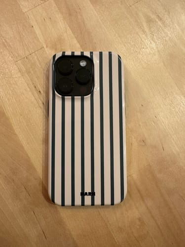Customer photo review of iPhone 14 Pro Tough Case – Evergreen Stripe