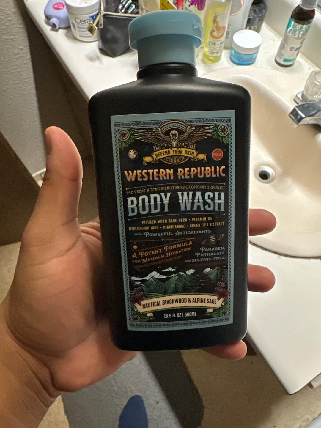 Customer photo review of Nautical Birchwood & Alpine Sage