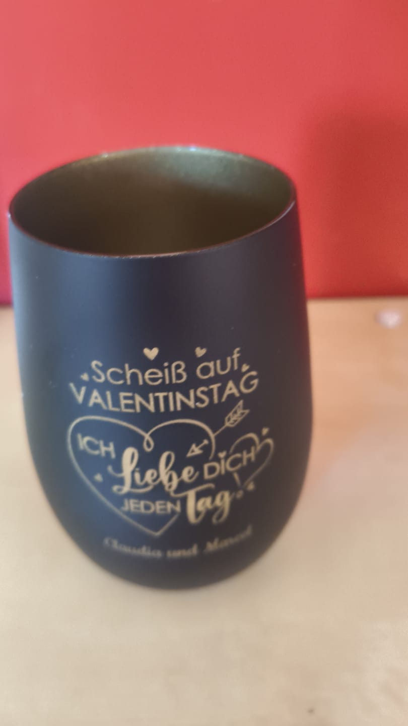 Customer photo review of Jeden Tag - Personalisiertes Windlicht