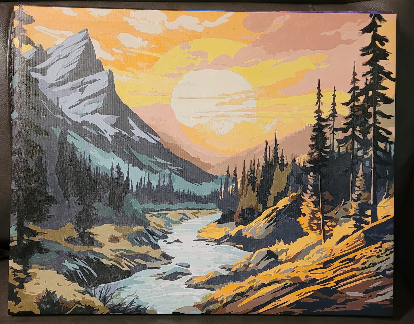 Customer photo review of Mountainside Sunset