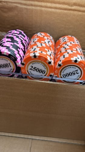 Customer photo review of Poker Set Monte Carlo Tournament 500