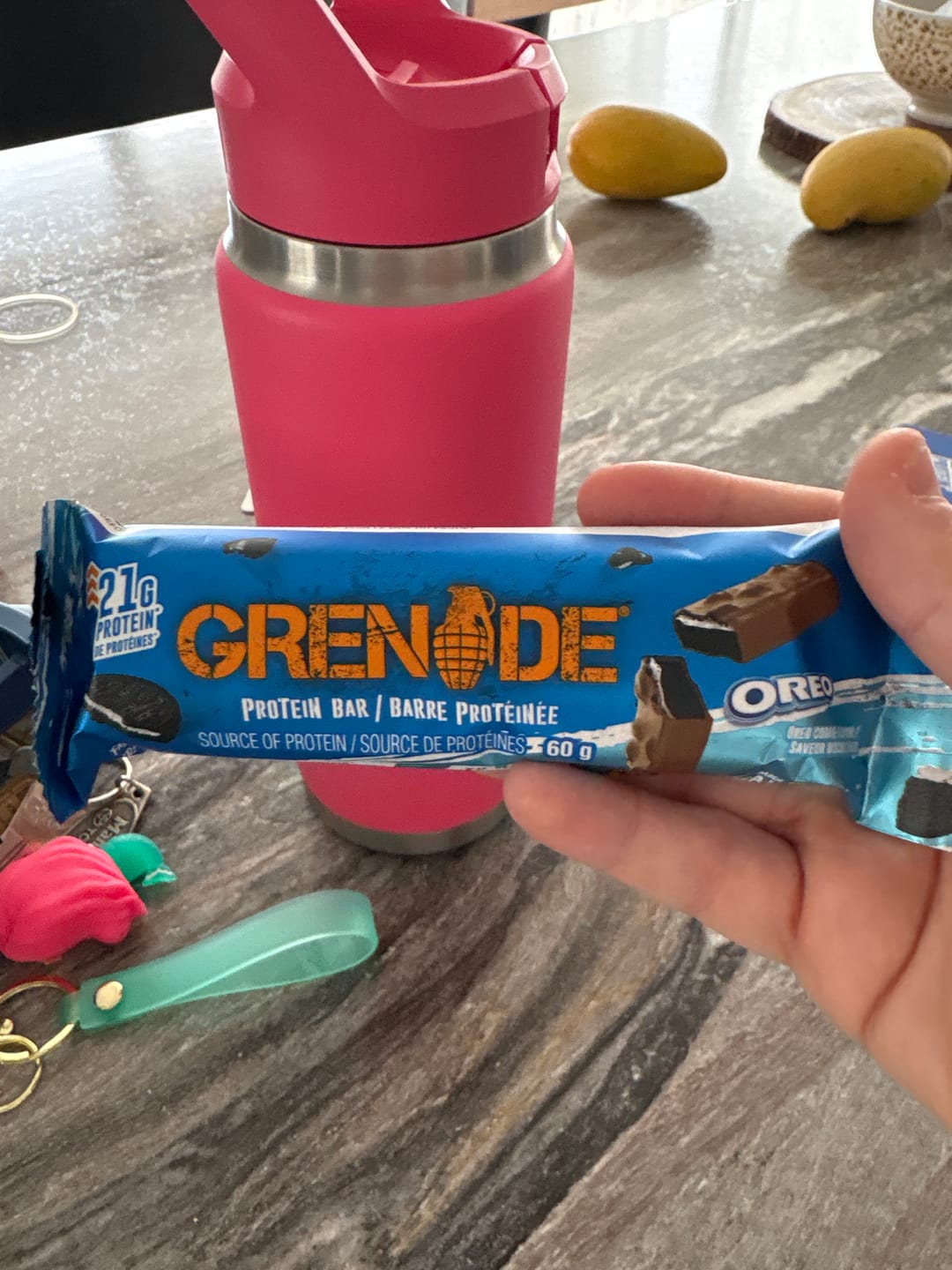 Customer photo review of Grenade - Barre protéinée - 60g