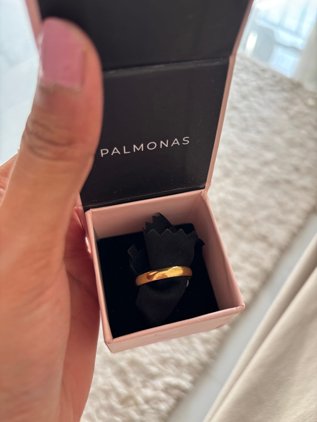 Customer photo review of Lustre Band Classic Ring