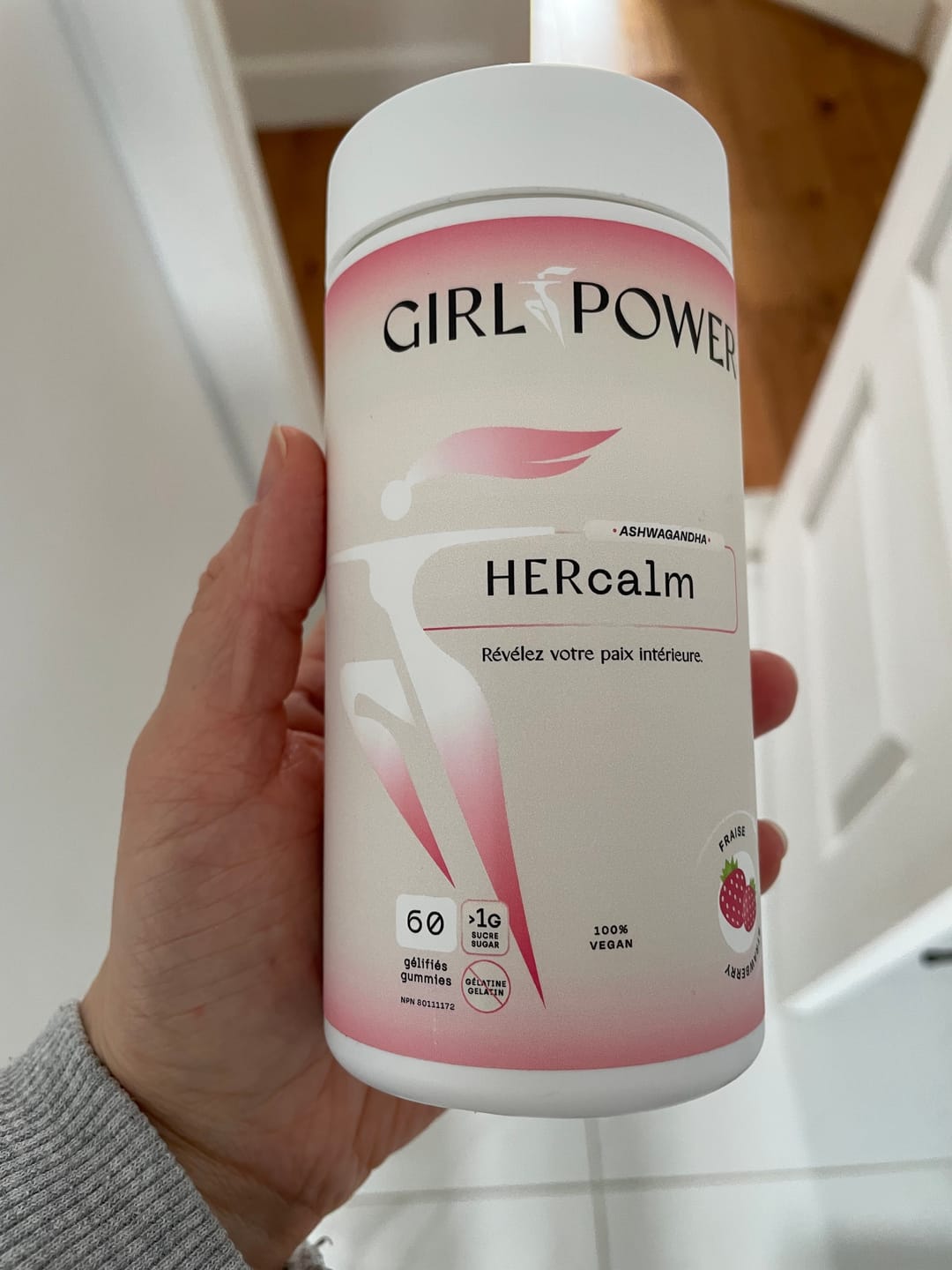 Customer photo review of Girl Power - HERcalm Ashwagandha - 60 Jujubes