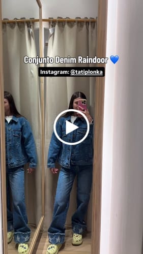 Customer video review of Chaqueta Denim Estrella Blue