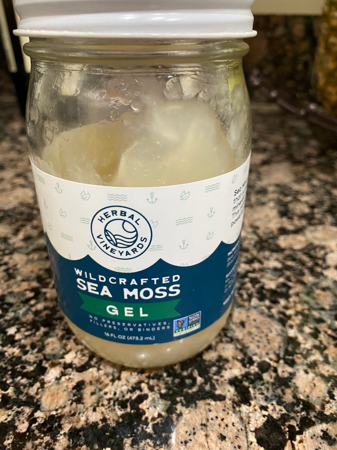Customer photo review of EXCLUSIVE GOLD SEA MOSS GEL