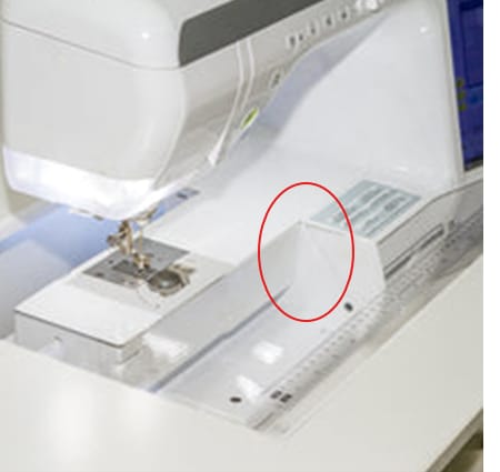 Customer photo review of Sew Steady Custom Acrylic Cabinet Insert