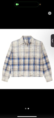 Customer photo review of Vale Forever Skyfall Flannel White
