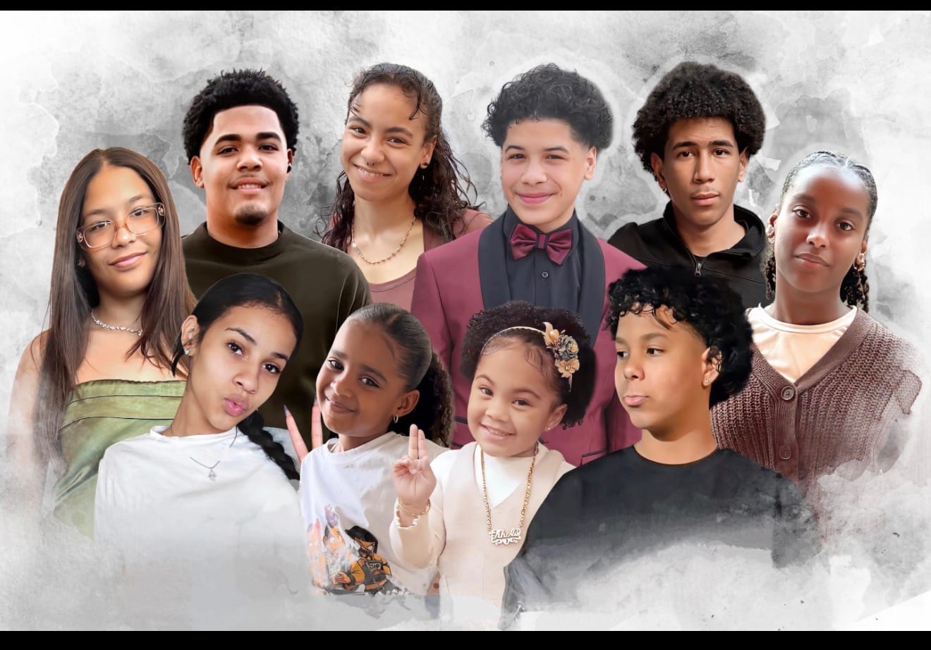 Customer photo review of Add Loved One to Photo, Family Portrait From Different Photos, Combine Photos Canvas, Christmas Gift, Memorial Gift for Dad Mom, Add Passed Away