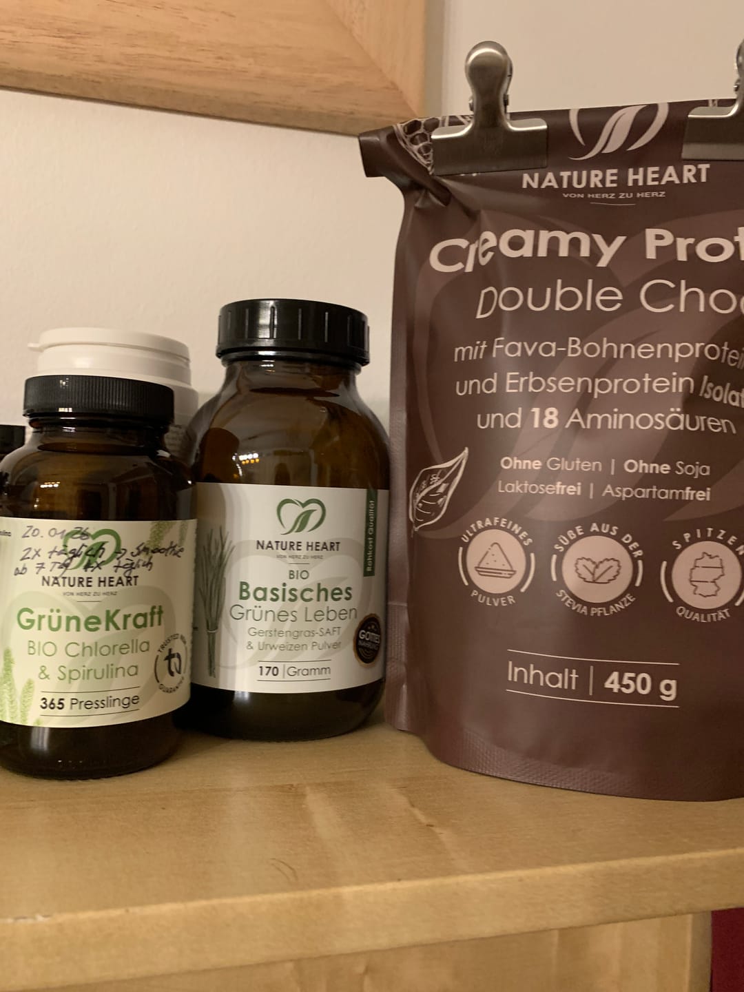Customer photo review of Grüne Kraft - Bio Chlorella & Spirulina