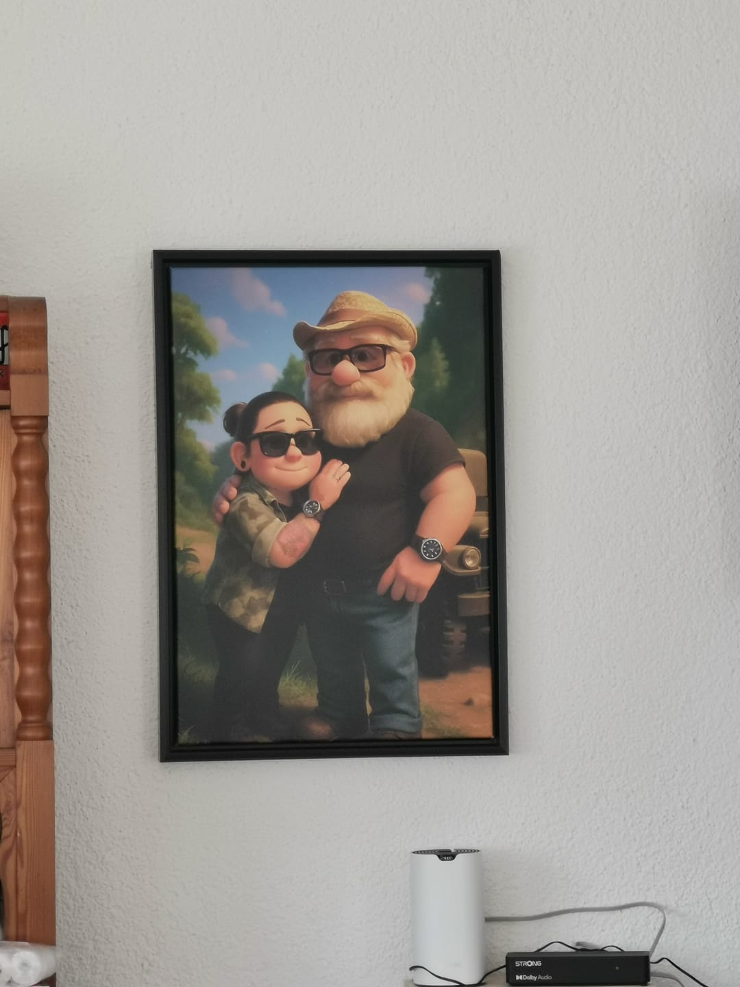 Customer photo review of Personalisierte Leinwand - Animiertes Portrait