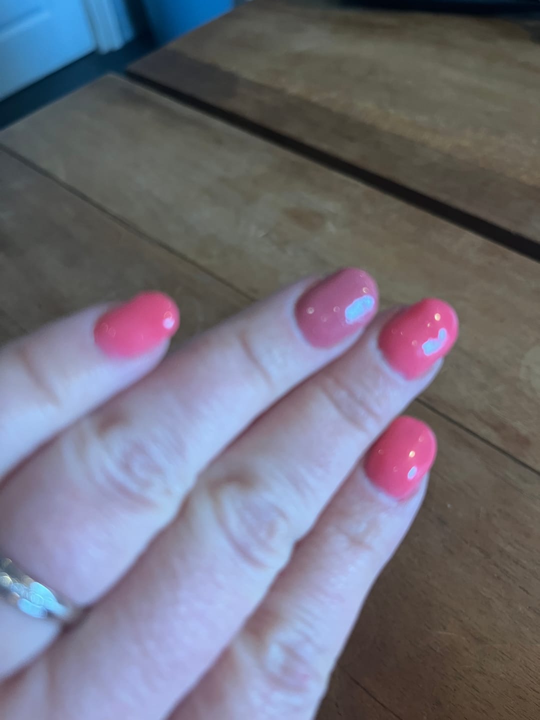 Customer photo review of Sunset Lover Dipping Powder