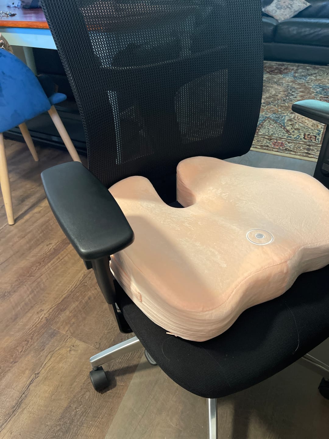 Customer photo review of Memory Foam Seat Cushions