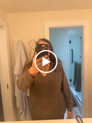 Customer video review of Francesca Sweater • Final Sale - Simply Taupe