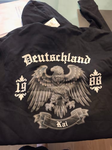 Customer photo review of Deutscher Adler Personalisiert