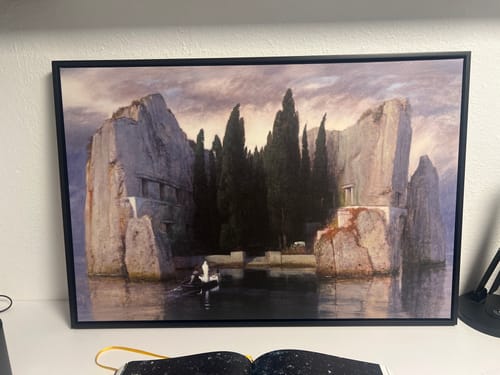 Customer photo review of The Isle Of The Dead (Third Version) | Arnold Böcklin | 1883