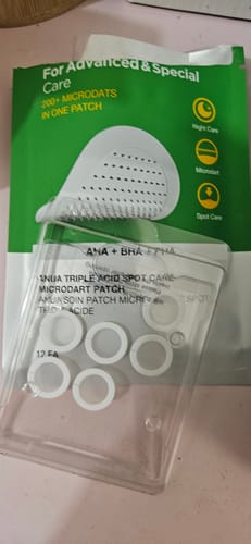 Customer photo review of Anua - Patchs anti-imperfections micro-aiguilles - 12 patchs