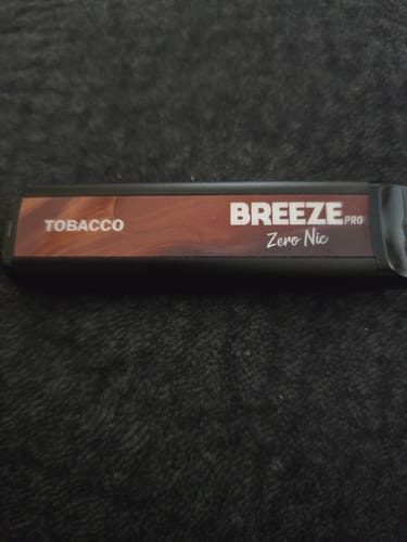 Customer photo review of Breeze Pro 0% Nicotine Disposable Vape