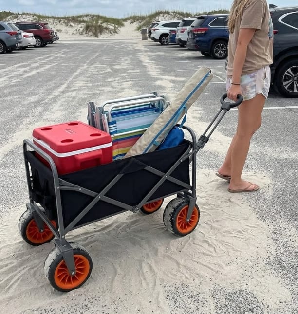 Customer photo review of Nomad Hybrid Electric Heavy-Duty Camping Trolley