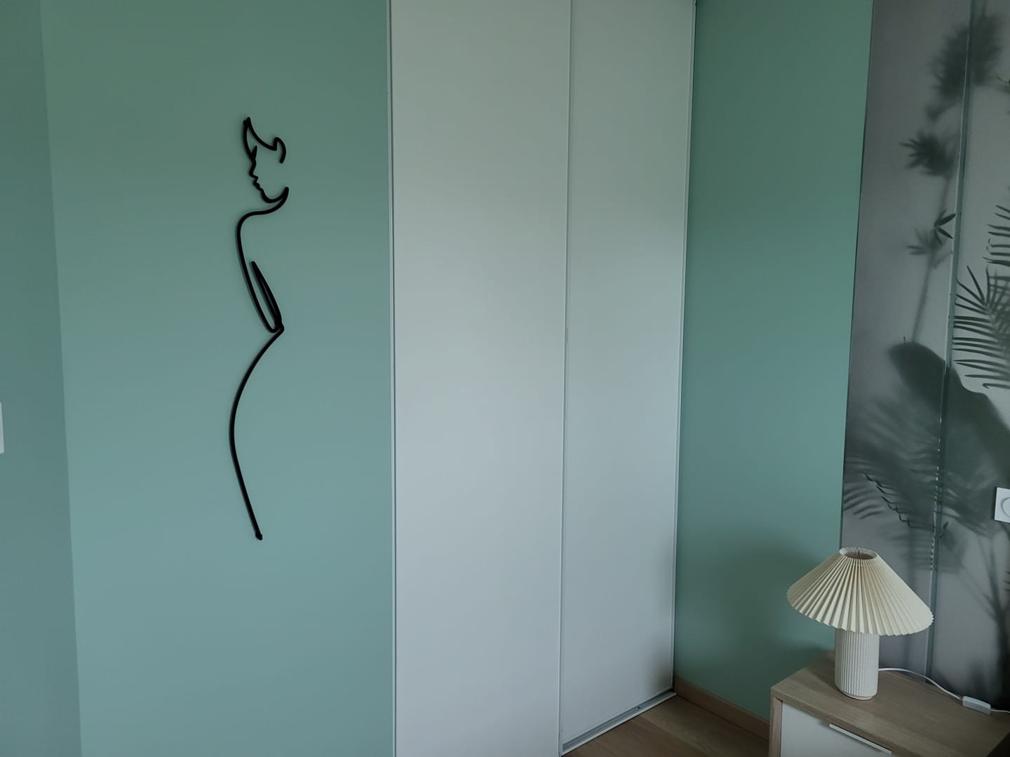 Customer photo review of Décoration Murale en Métal - Élégance minimaliste