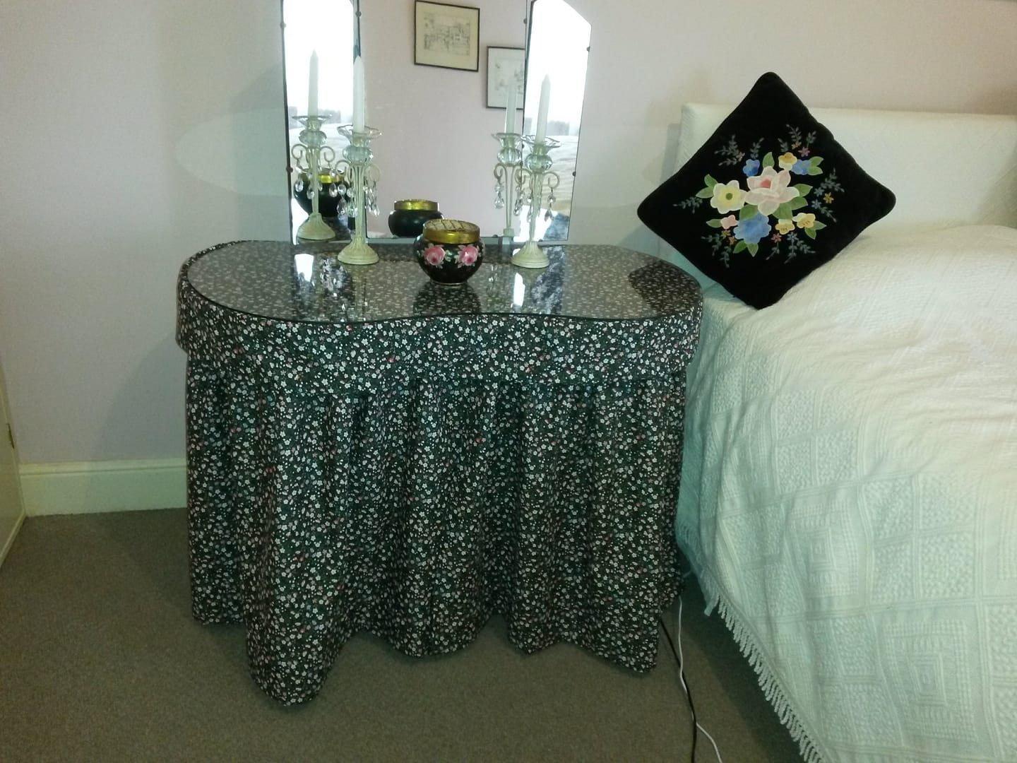 Customer photo review of Floral Field Polycotton Fabric