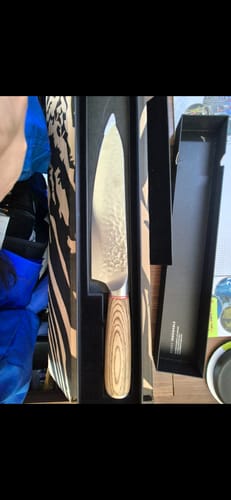 Customer photo review of Cuchillo Parrillero de Acero Inoxidable 33cm "Huemul"