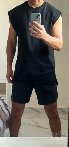 Customer photo review of NeoTerra Muscle CutOff - Black