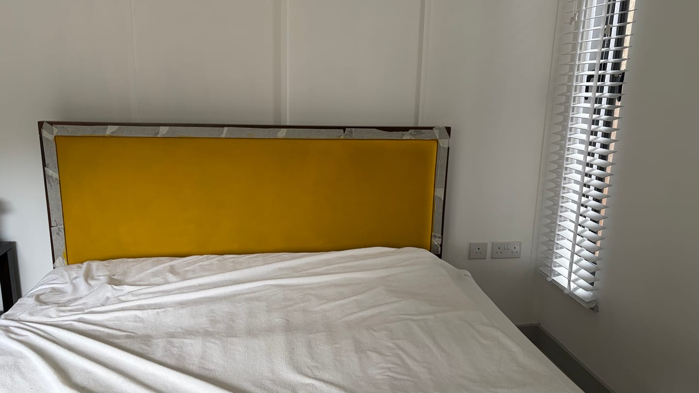 Customer photo review of Fabric Paint -- Mustard Yellow