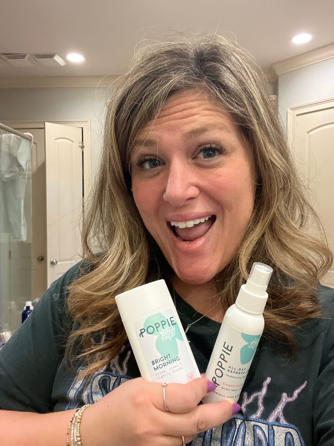 Customer photo review of POPPIE Deodorant Stick