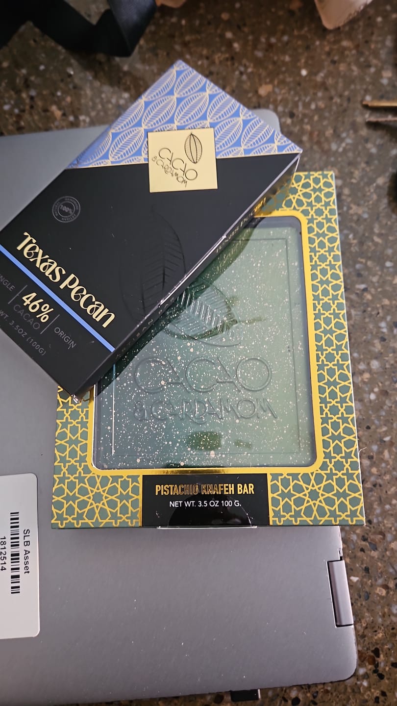 Customer photo review of Dubai Pistachio Knafeh Artisan Bar