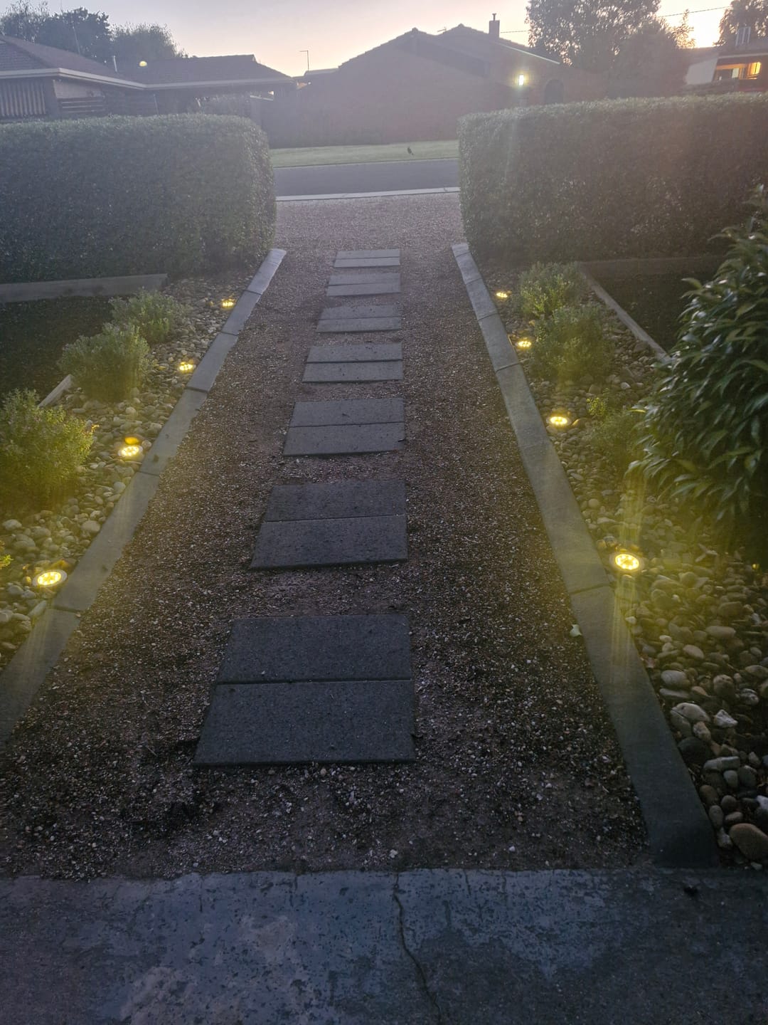 Customer photo review of SolaGarden™ LED Ground Light Pack