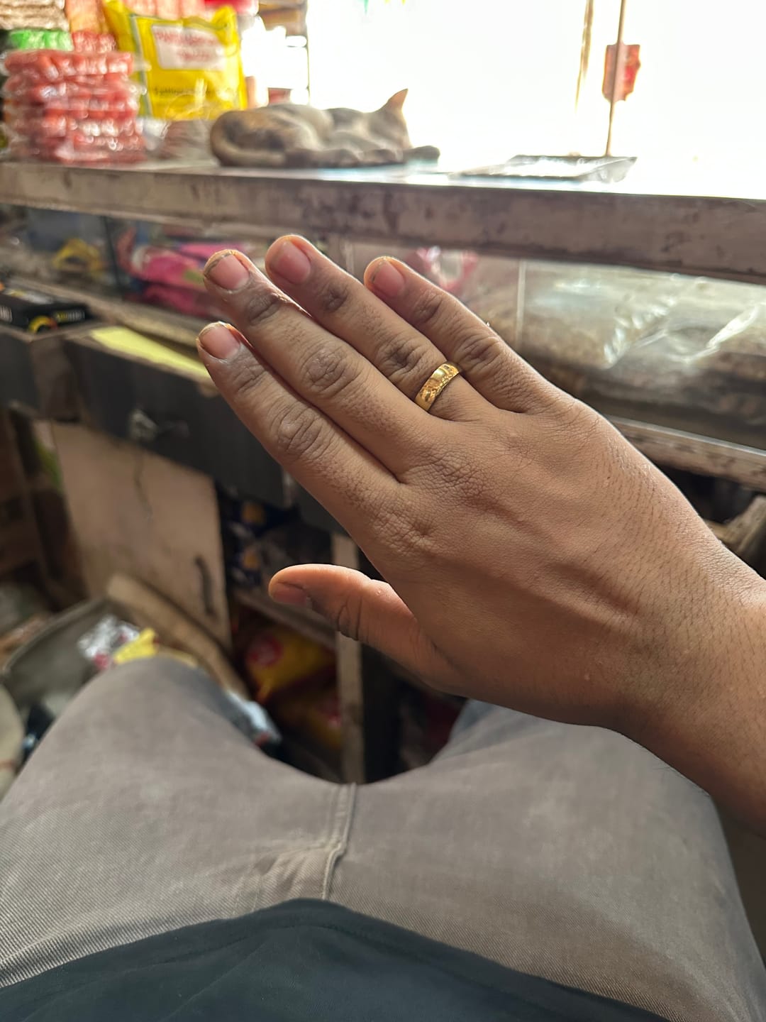 Customer photo review of Lustre Band Classic Ring