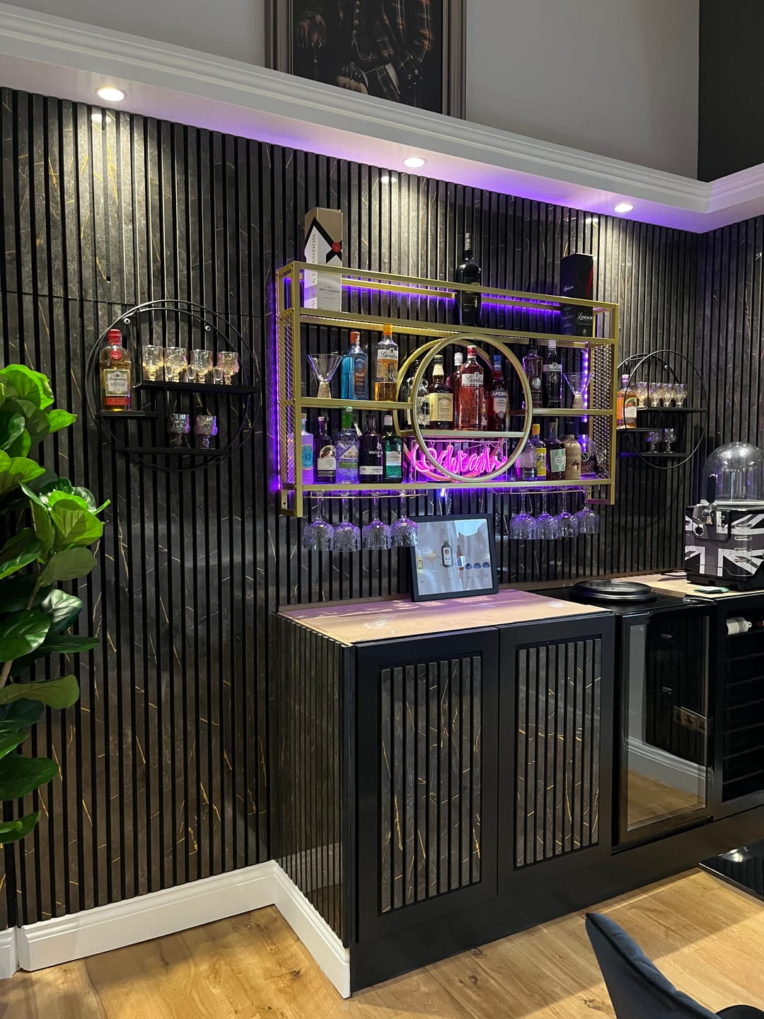 Customer photo review of Premium Acoustic Wall Panels - Black