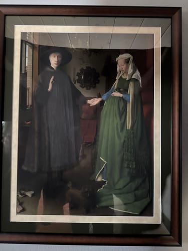 Customer photo review of The Arnolfini Portrait | Jan van Eyck | 1434