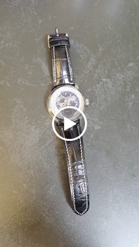 Customer video review of クロコダイルレザー 腕時計ベルト - ブラック
