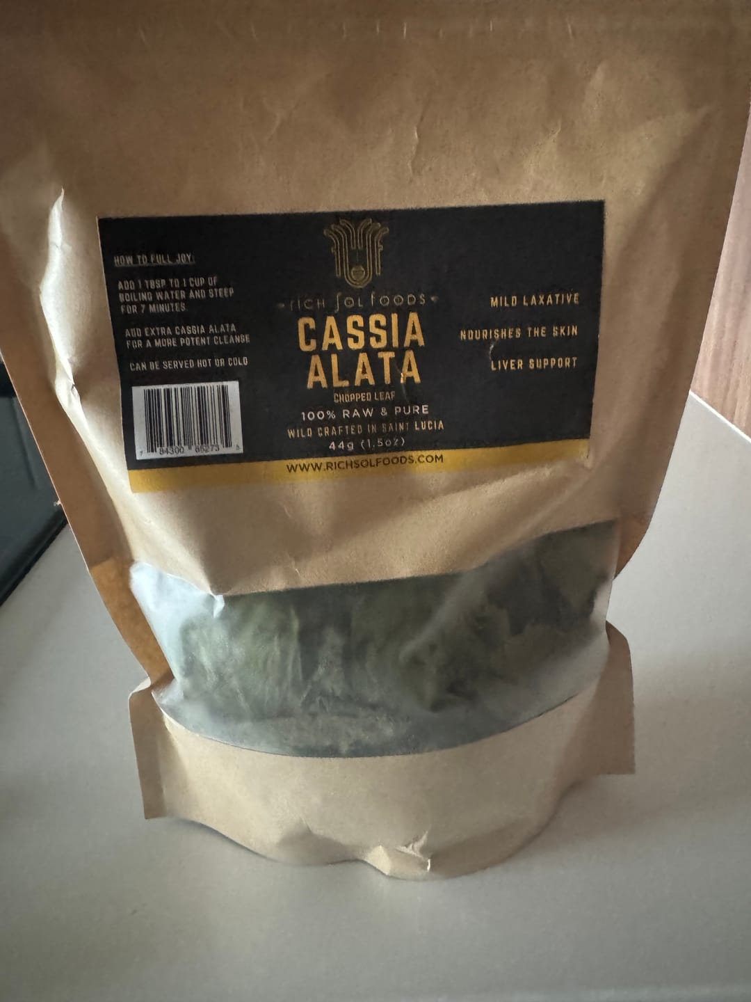 Customer photo review of Cassia Alata Leaf