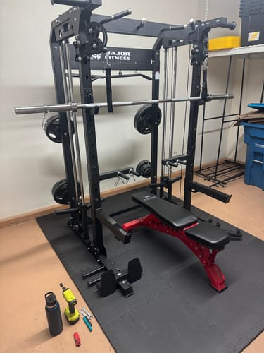 Customer photo review of Major Fitness F22 All-In-One Home Gym Power Rack
