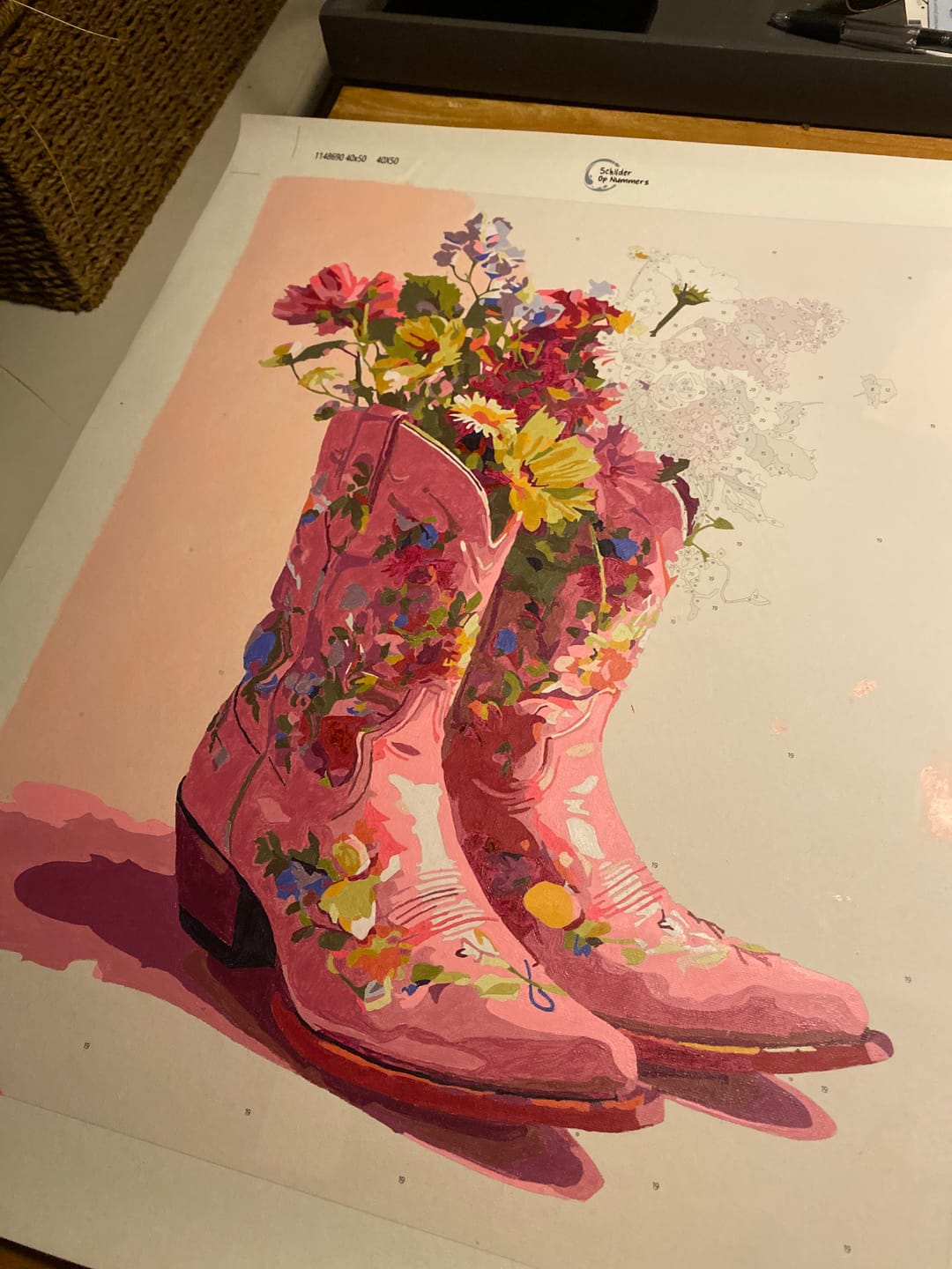 Customer photo review of Cowboylaarzen met bloemen