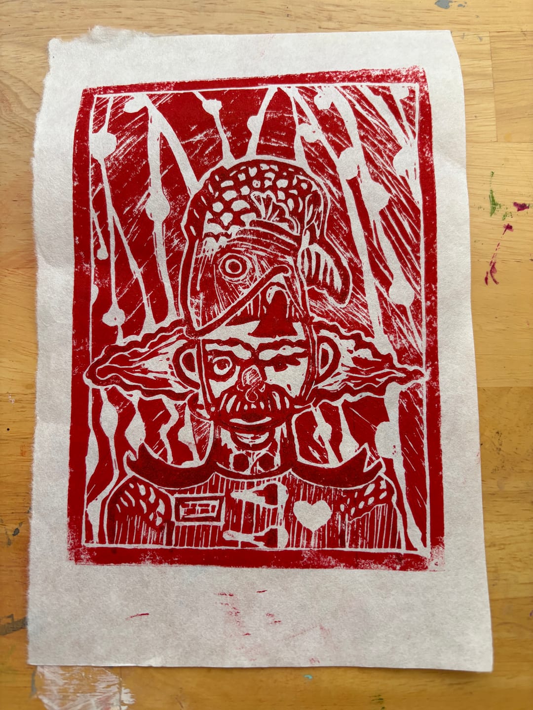 Customer photo review of Artisan Printmaking Hand Lever Press™