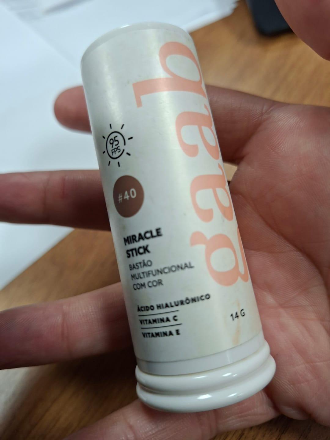 Customer photo review of Compre Bastão Multifuncional Miracle Stick, Ganhe Gel de Limpeza Facial