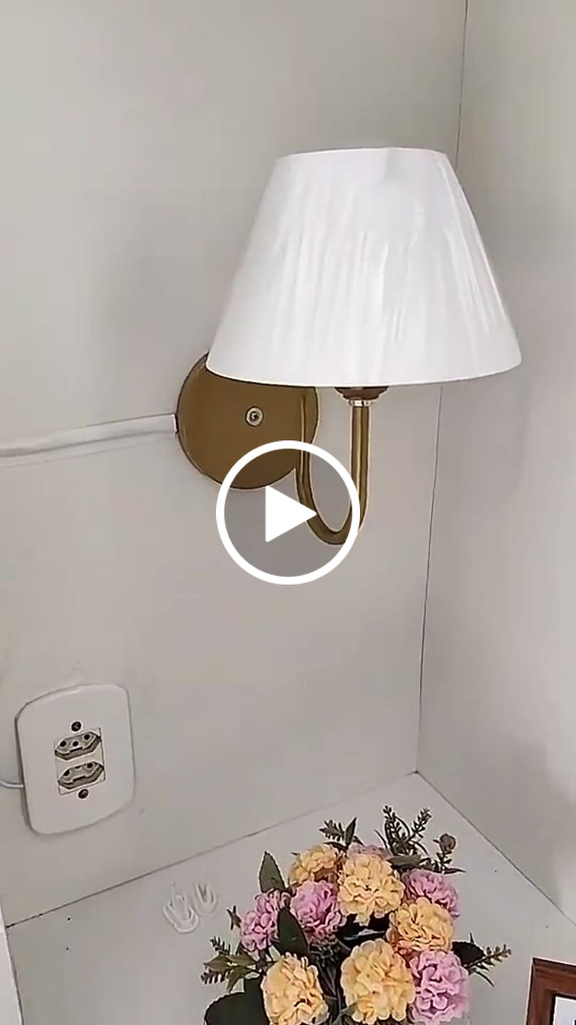 Customer video review of Arandela de Parede Colonial Americana Alumínio Bivolt