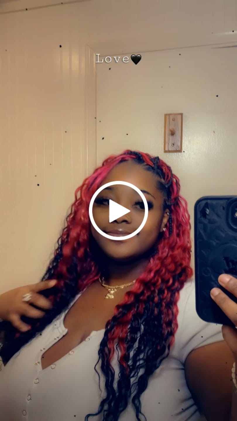 Customer video review of #27/30/613 Mix Color Blend Deep Wave Human Crochet Hair