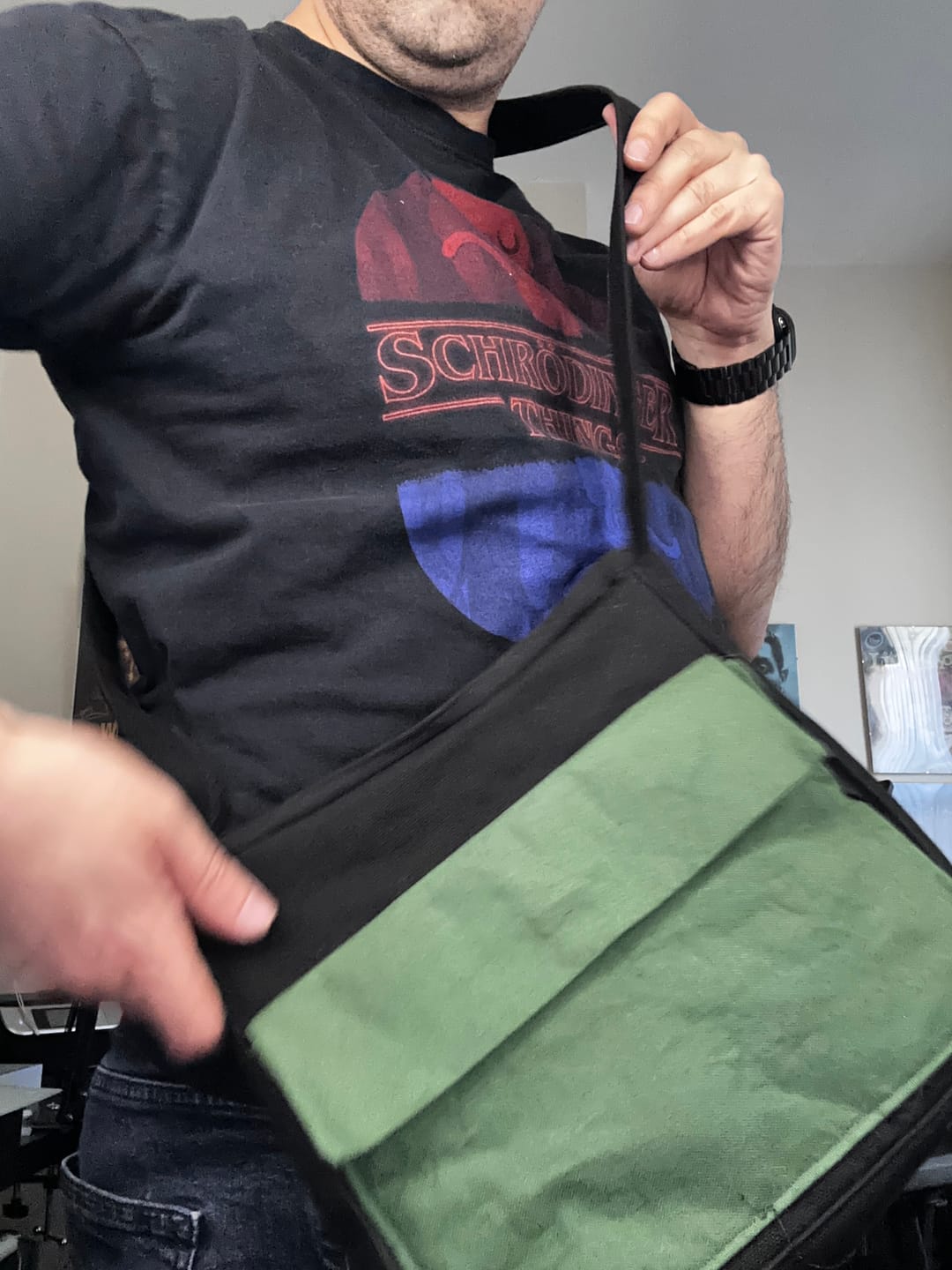 Customer photo review of Extra Heavyweight Cotton Canvas Fabric