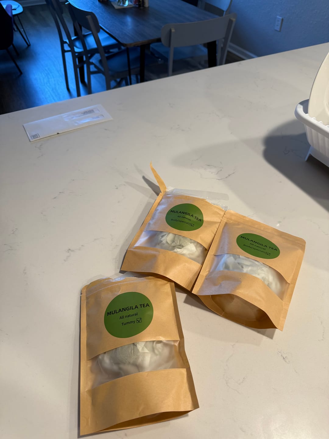 Customer photo review of Tummy Tea