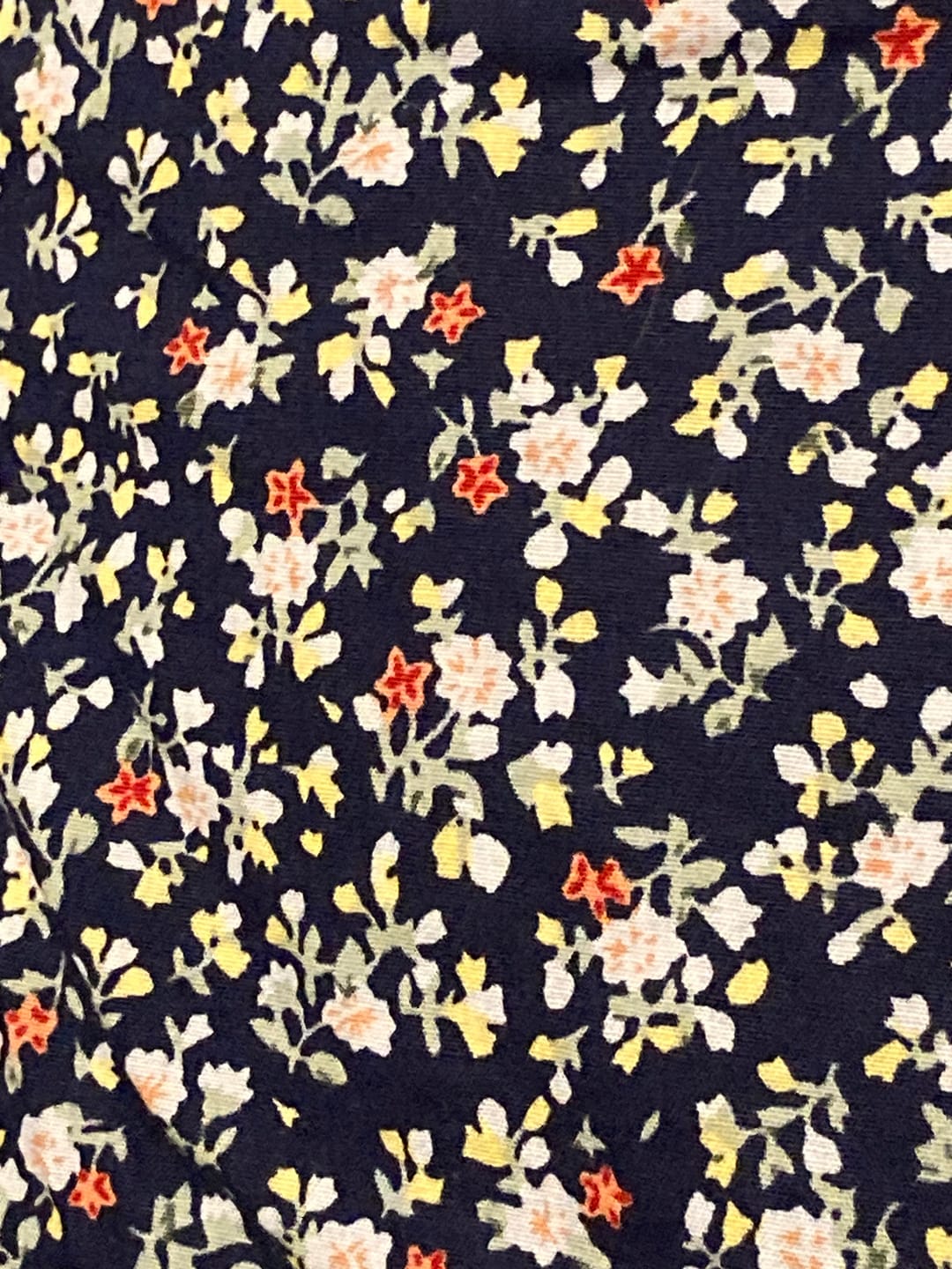 Customer photo review of Small Floral Garden Cotton Poplin Fabric