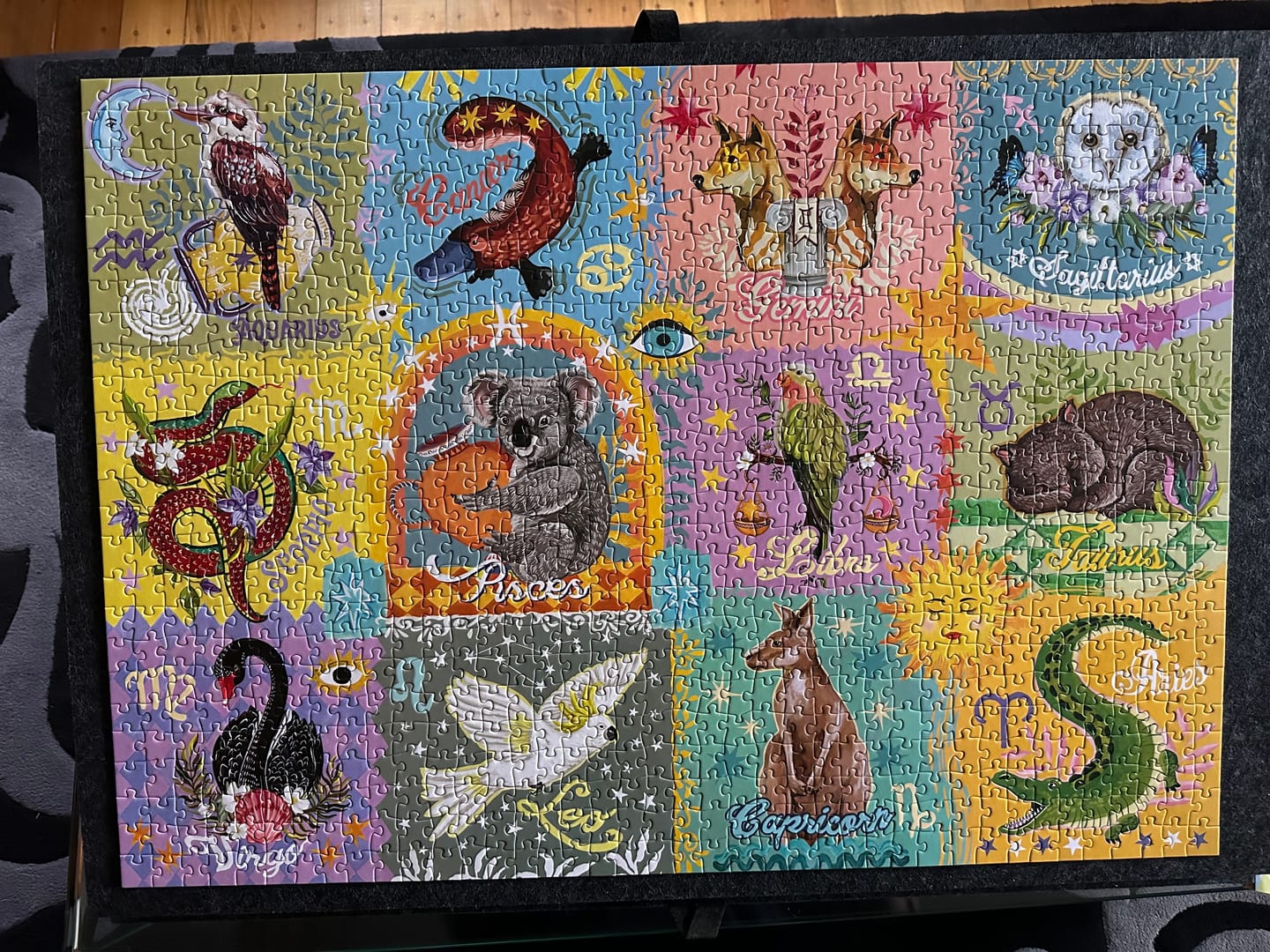 Customer photo review of Puzzle Aussie Astrology