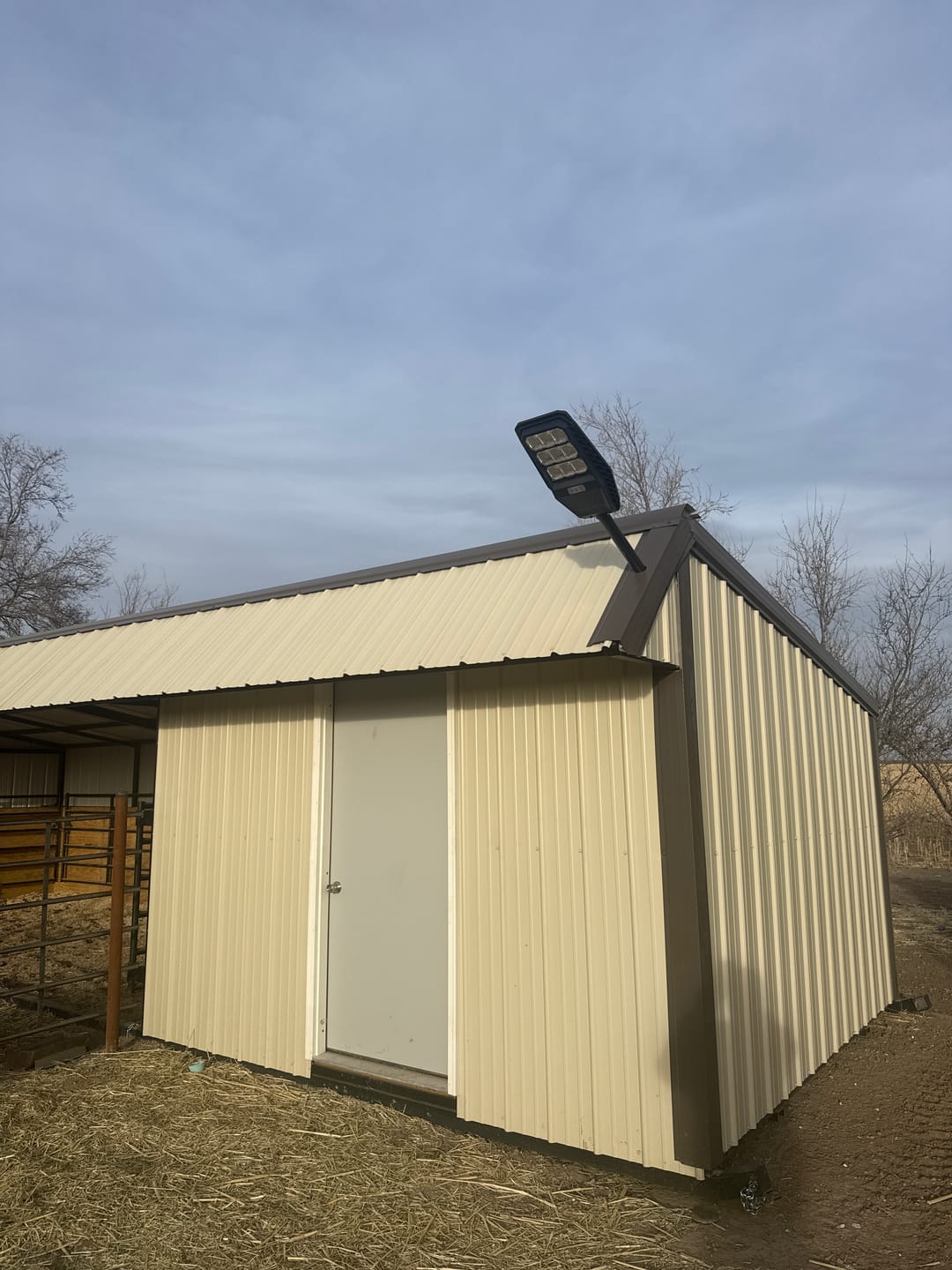 Customer photo review of SolarStreet Ultra 100X - 100 Watt Solar Street Light (12,500 Lumens)