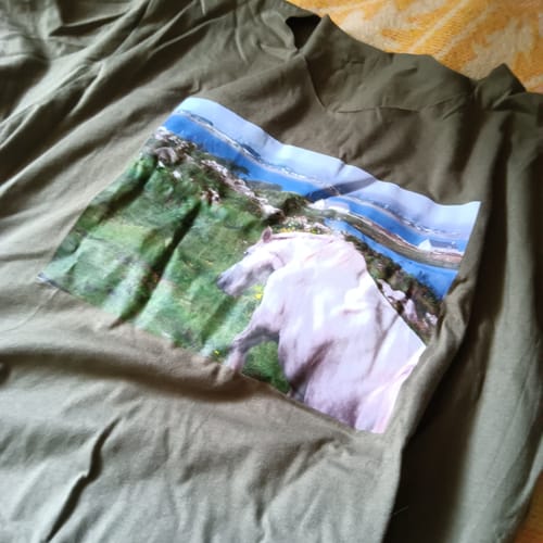 Customer photo review of Custom T-Shirt Full Color - Next Level 3600
