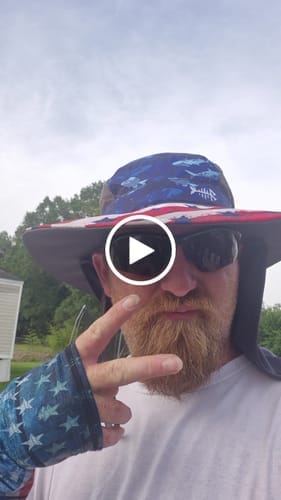 Customer photo review of Unisex UPF 50+ Wide Brim Bucket Hat with Detachable Neck Flap FH02